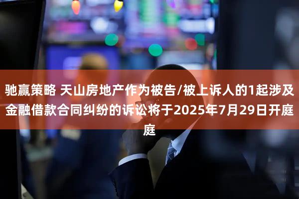 驰赢策略 天山房地产作为被告/被上诉人的1起涉及金融借款合同纠纷的诉讼将于2025年7月29日开庭