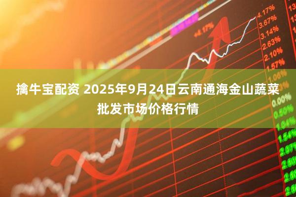 擒牛宝配资 2025年9月24日云南通海金山蔬菜批发市场价格行情